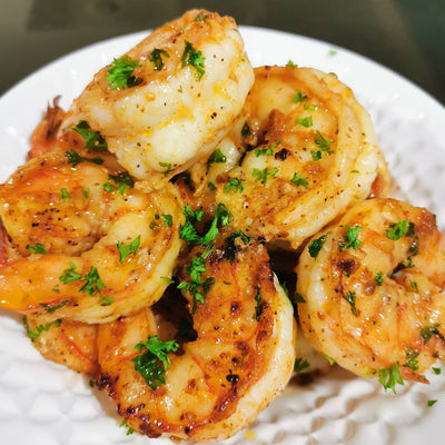 Royal Seas Jumbo Shrimp Prawn Meat (Cooked, Peeled, Tail-off) 300g - Frozen