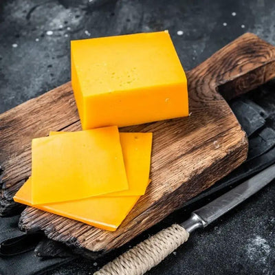 Emborg Yellow Cheddar Cheese Slices 84pcs, 1kg - Chilled