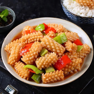 Twinfish Squid Flower Cut 500g - Frozen
