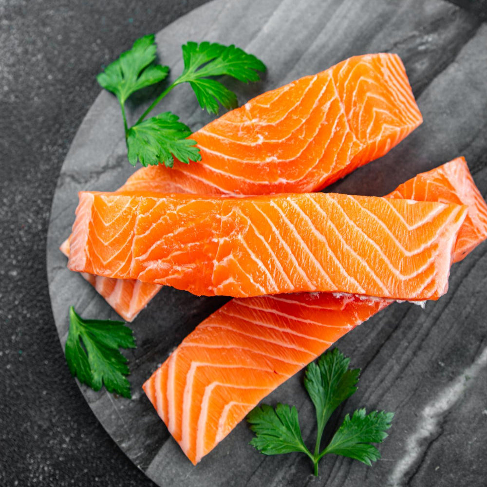 Fisher's Catch Salmon Portion Chunks 1kg - Frozen