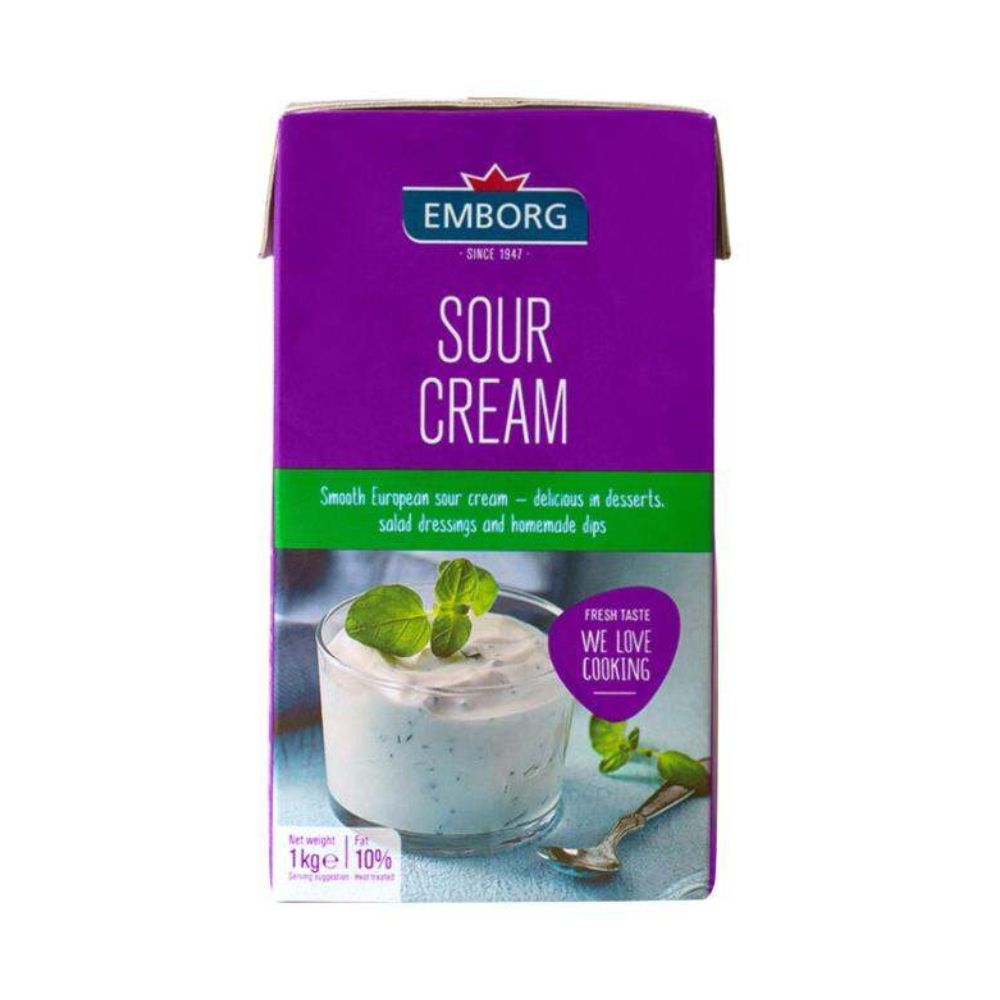 Emborg Sour Cream 1kg - Chilled