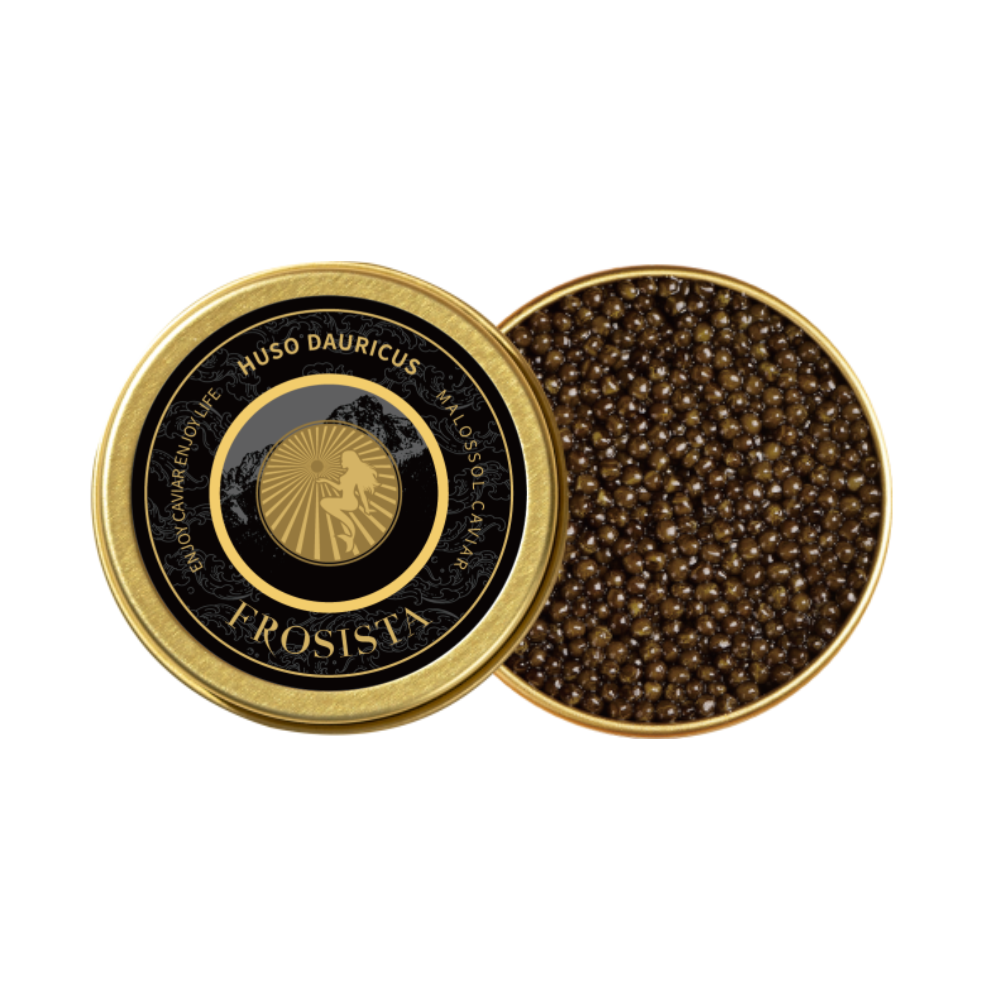 Frosista Caviar (Siberian Sturgeon, Kaluga Hybrid, Ossetra Sturgeon, Kaluga) 50G - Chilled