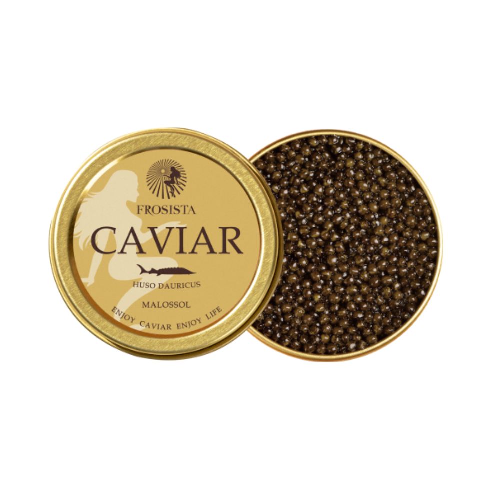Frosista Caviar (Siberian Sturgeon, Kaluga Hybrid, Ossetra Sturgeon, Kaluga) - Chilled