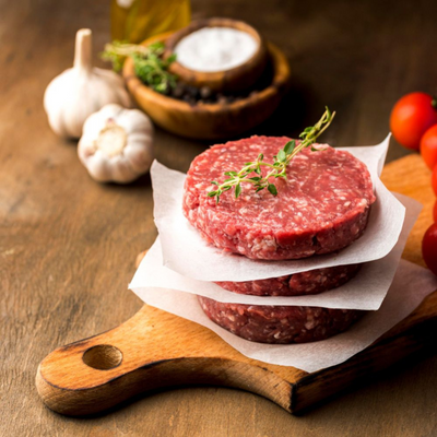 Al-Lazat Handmade Gourmet Beef Burger Patty 100g - Frozen