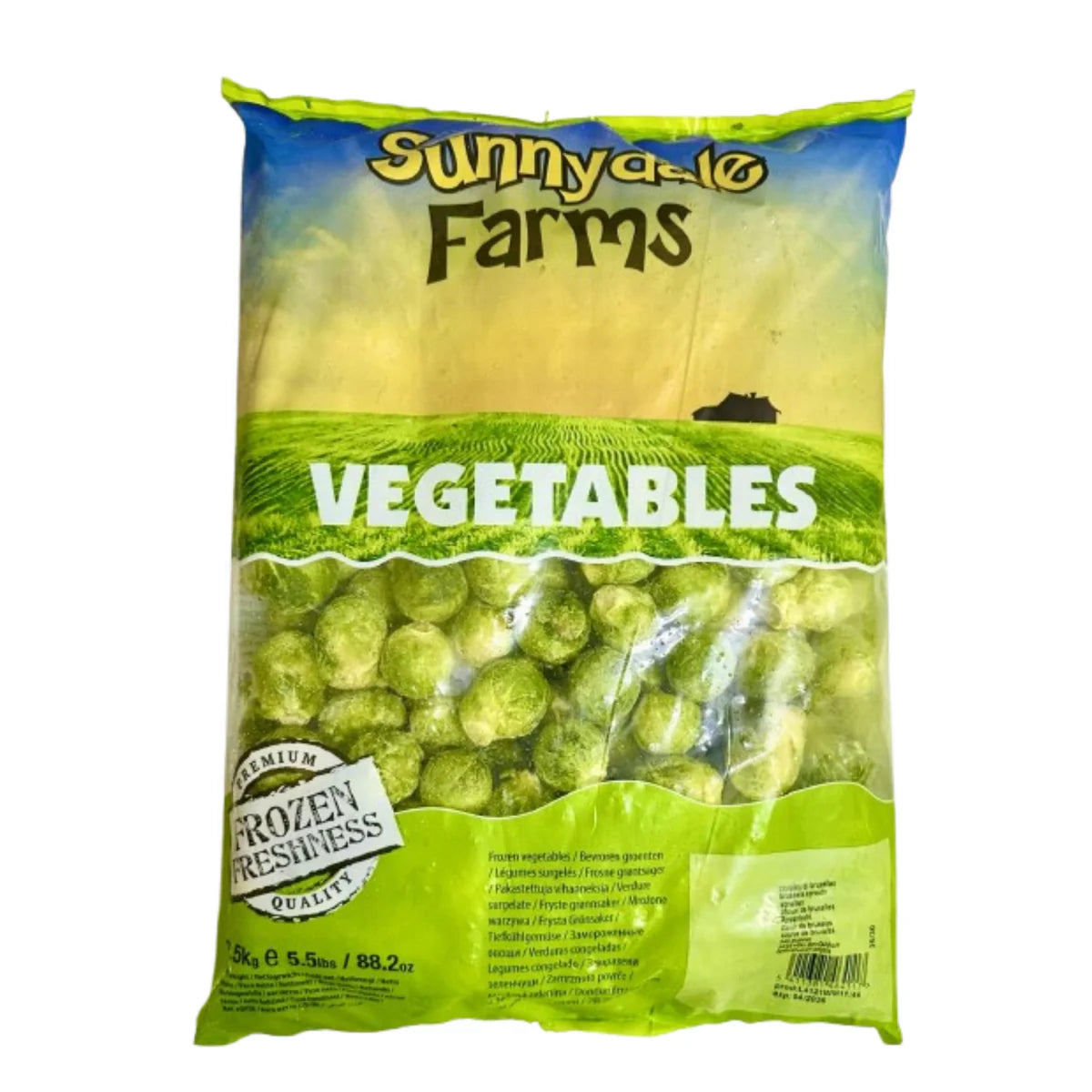 Sunnydale Farms Brussels Sprout 30-35mm 2.5KG - Frozen