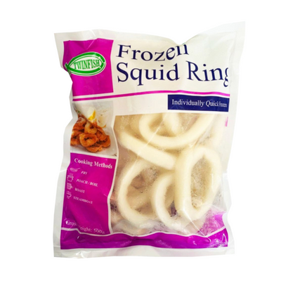 Twinfish Squid Ring 500g - Frozen
