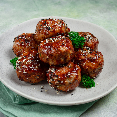 Royal Delights Tsukune Chicken Teriyaki Meatball 800g - Frozen