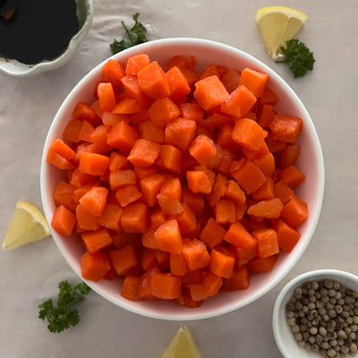 SunnyFarm Diced Carrot 1kg - Frozen