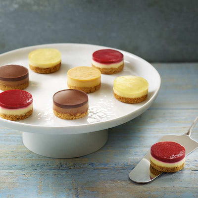 Premium Mini Cheesecake Assortment 21g X 48pcs (4 Flavors) - Frozen