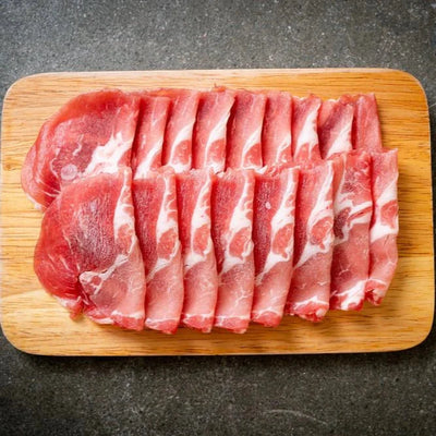 Porkolicious Iberico Pork Collar Shabu 2mm, 200g - Frozen