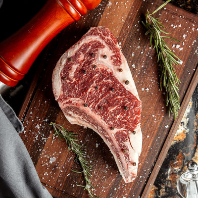 Angus Australian Oven-Prepared Rib (Bone-in Ribeye) 500g - Frozen