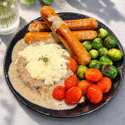 How to make Bangers & Mash in 20 mins
