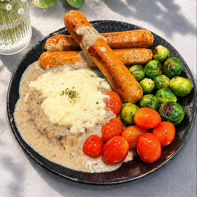 How to make Bangers & Mash in 20 mins
