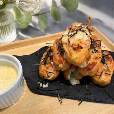 How to make Cheesy Shrimp Stuffed Youtiao in 10 mins