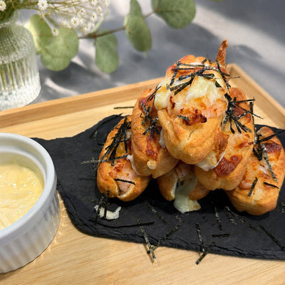 How to make Cheesy Shrimp Stuffed Youtiao in 10 mins