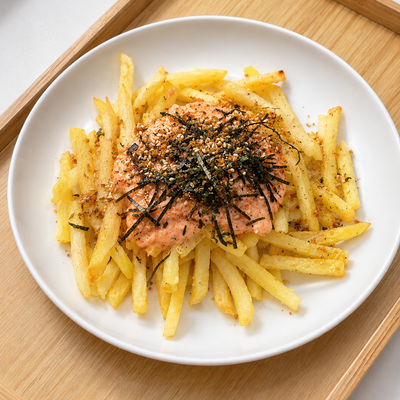 How to Make Mentaiko Fries with Air-fryer in 15 minutes