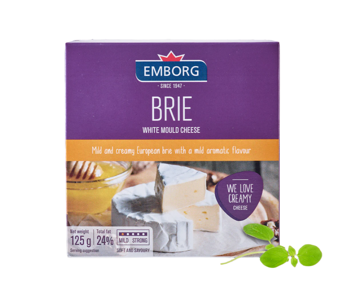 Emborg Brie Cheese 125g - Chilled