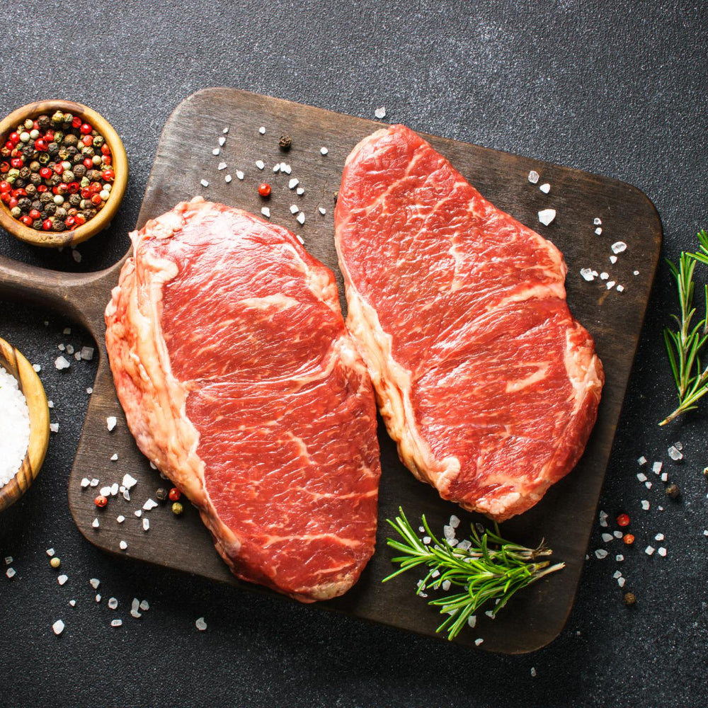 Al-Lazat Australia Grass Fed Beef Striploin Steak 300g (Halal) - Frozen