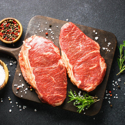 Al-Lazat Australia Grass Fed Beef Striploin Steak 300g (Halal) - Frozen