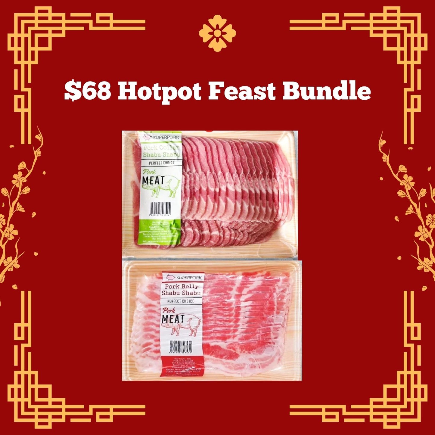 $68 Hotpot Feast Bundle 6kg- Frozen