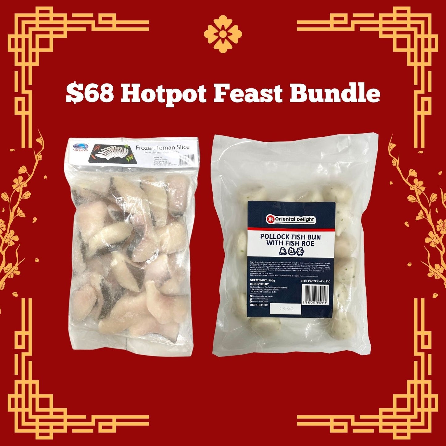 $68 Hotpot Feast Bundle 6kg- Frozen
