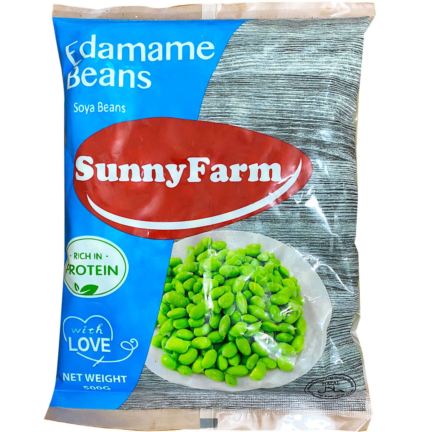 SunnyFarm Edamame Beans 500G - Frozen