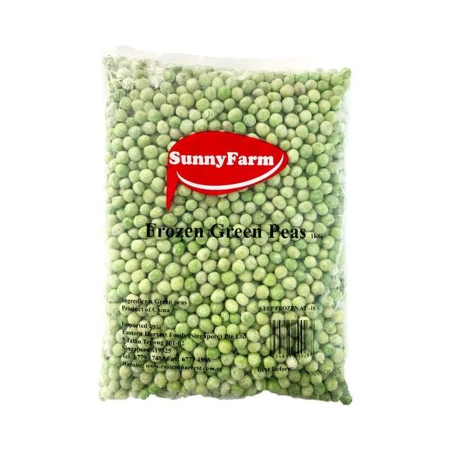 SunnyFarm Green Peas Frozen 1KG- Frozen