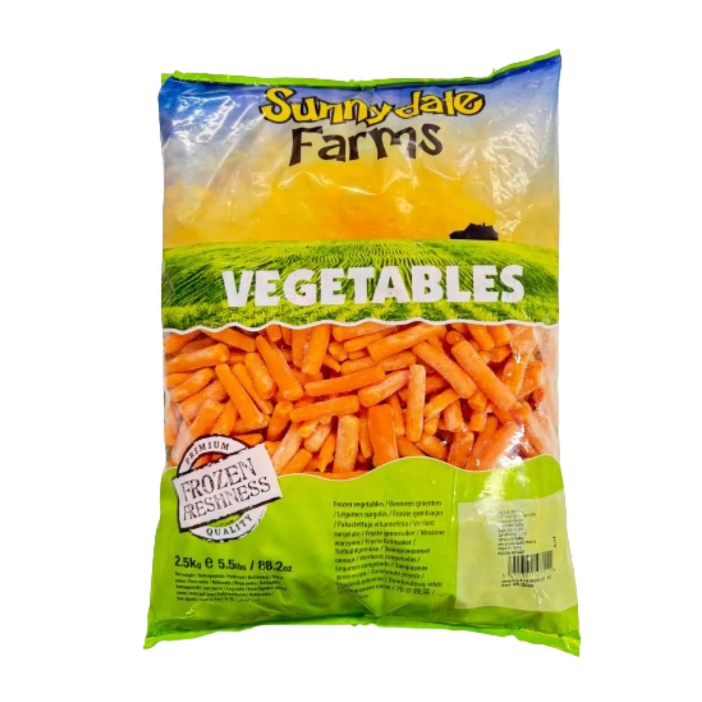 Sunnydale Farm Baby Carrots 2.5KG - Frozen