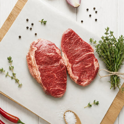Al-Lazat Australia Grass Fed Beef Striploin Steak （Halal） 300g - Frozen