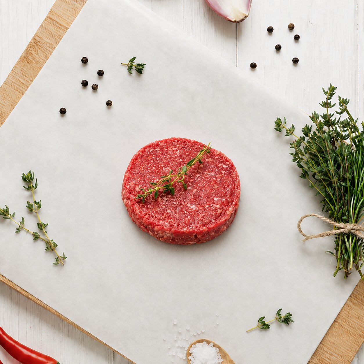 Al-Lazat Handmade Gourmet Beef Burger Patty 100g - Frozen