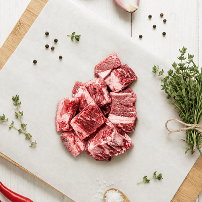 Al-Lazat Mutton Cube 4cm, 500g - Frozen