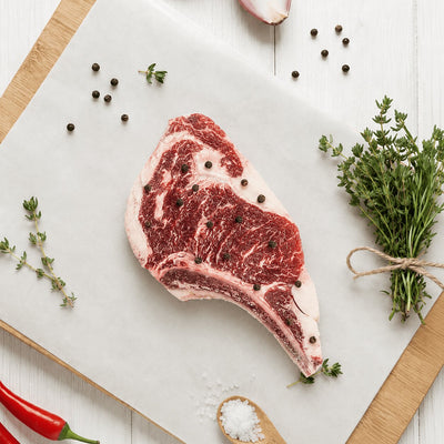 Angus Australian Oven-Prepared Rib (Bone-in Ribeye) 500g - Frozen