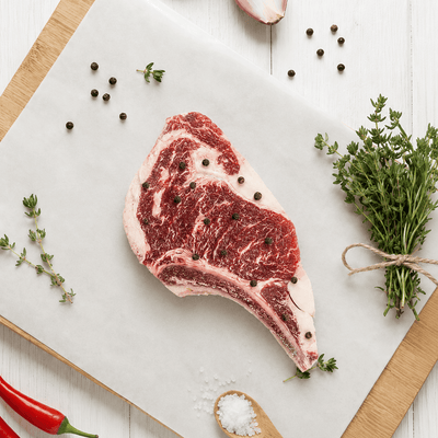 Angus Australian Oven-Prepared Rib (Bone-in Ribeye) 500g - Frozen