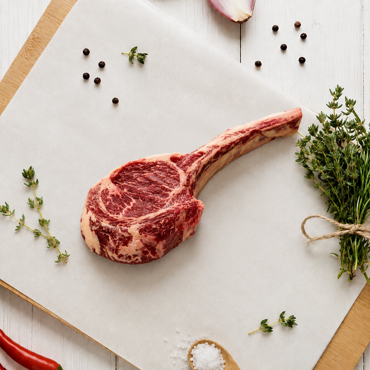 Australian Wagyu 400 Days Grainfed Beef Tomahawk 2kg - Frozen