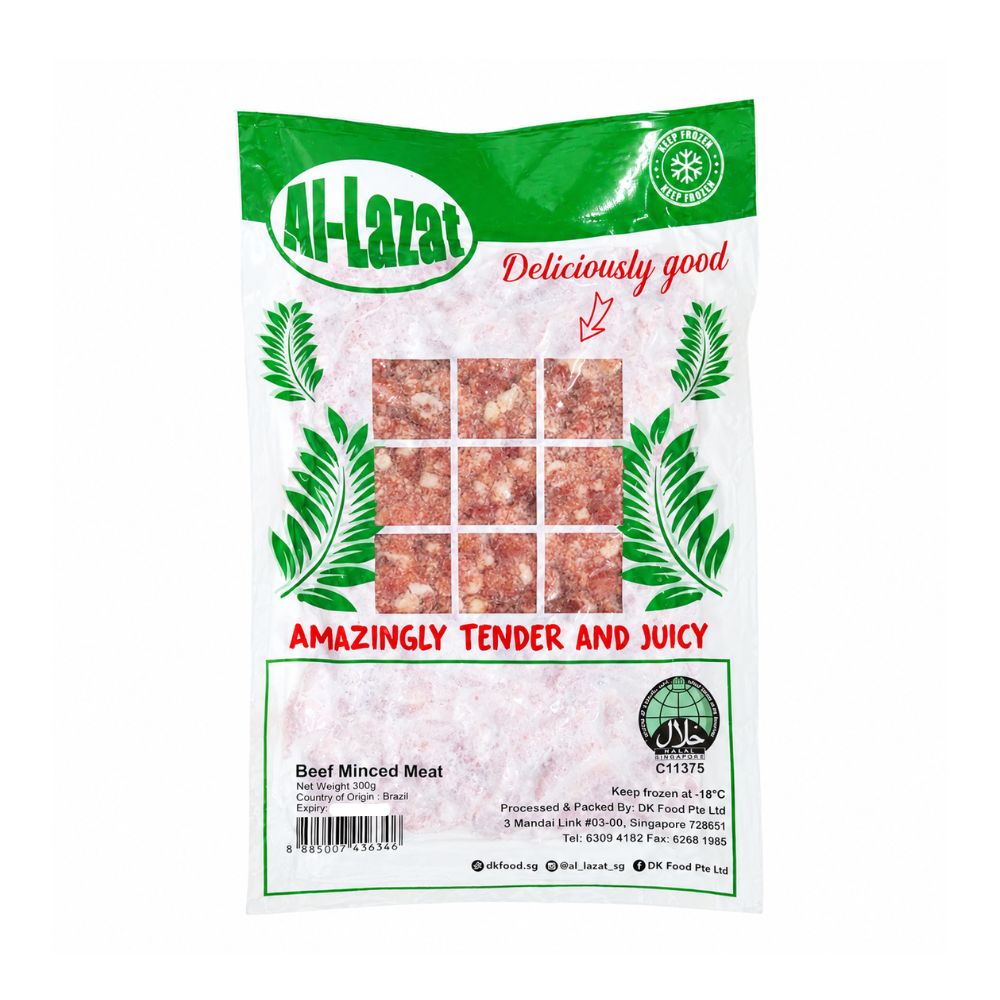 Al-Lazat Beef Minced Meat 300g - Frozen