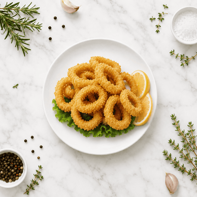 Breaded Squid Ring 1kg - Frozen