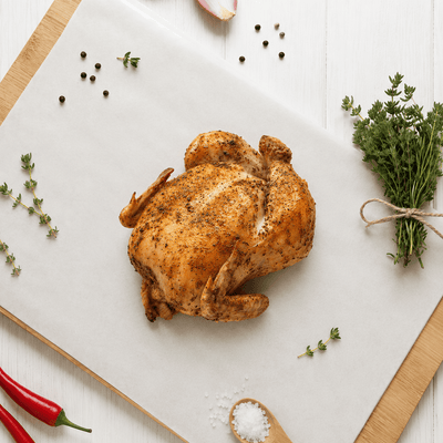 Butcher's Reserve Black Pepper Roasted Whole Chicken 800g - Frozen
