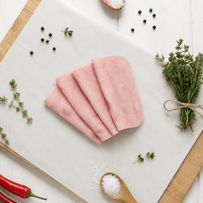 Butcher's Reserve Chicken Picnic Ham Slice 1kg - Frozen