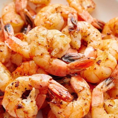 Royal Sea Cooked Shrimp Meat Tail On 454G - Frozen