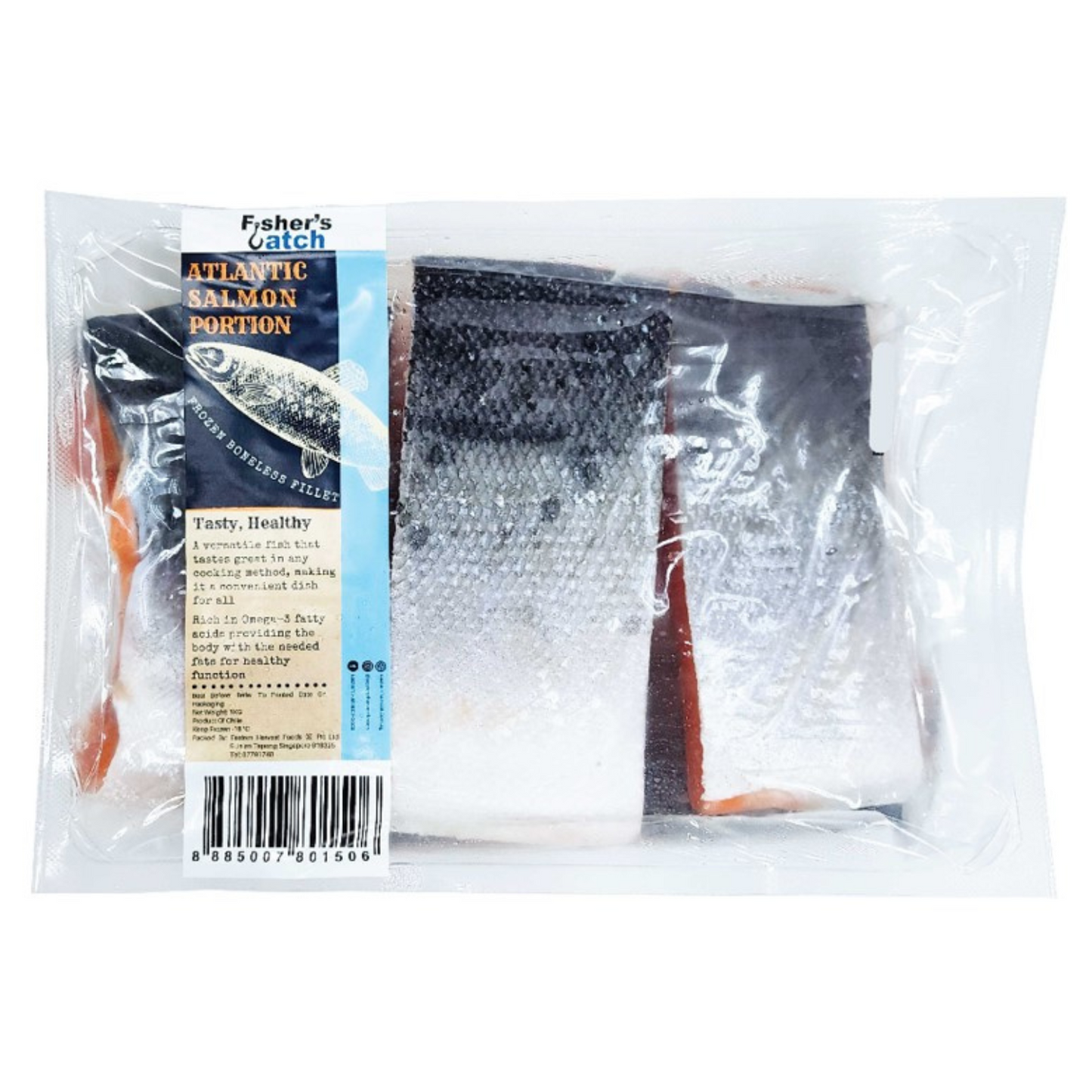 Premium Chile Atlantic Salmon Portion 1KG - Frozen