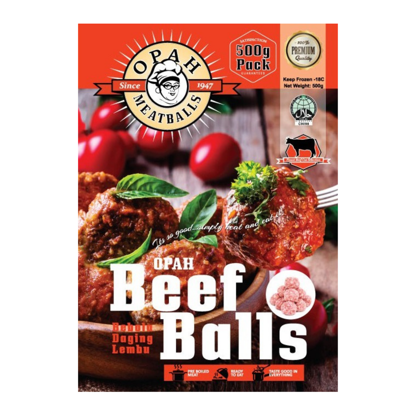 Beef Ball 1KG - Frozen