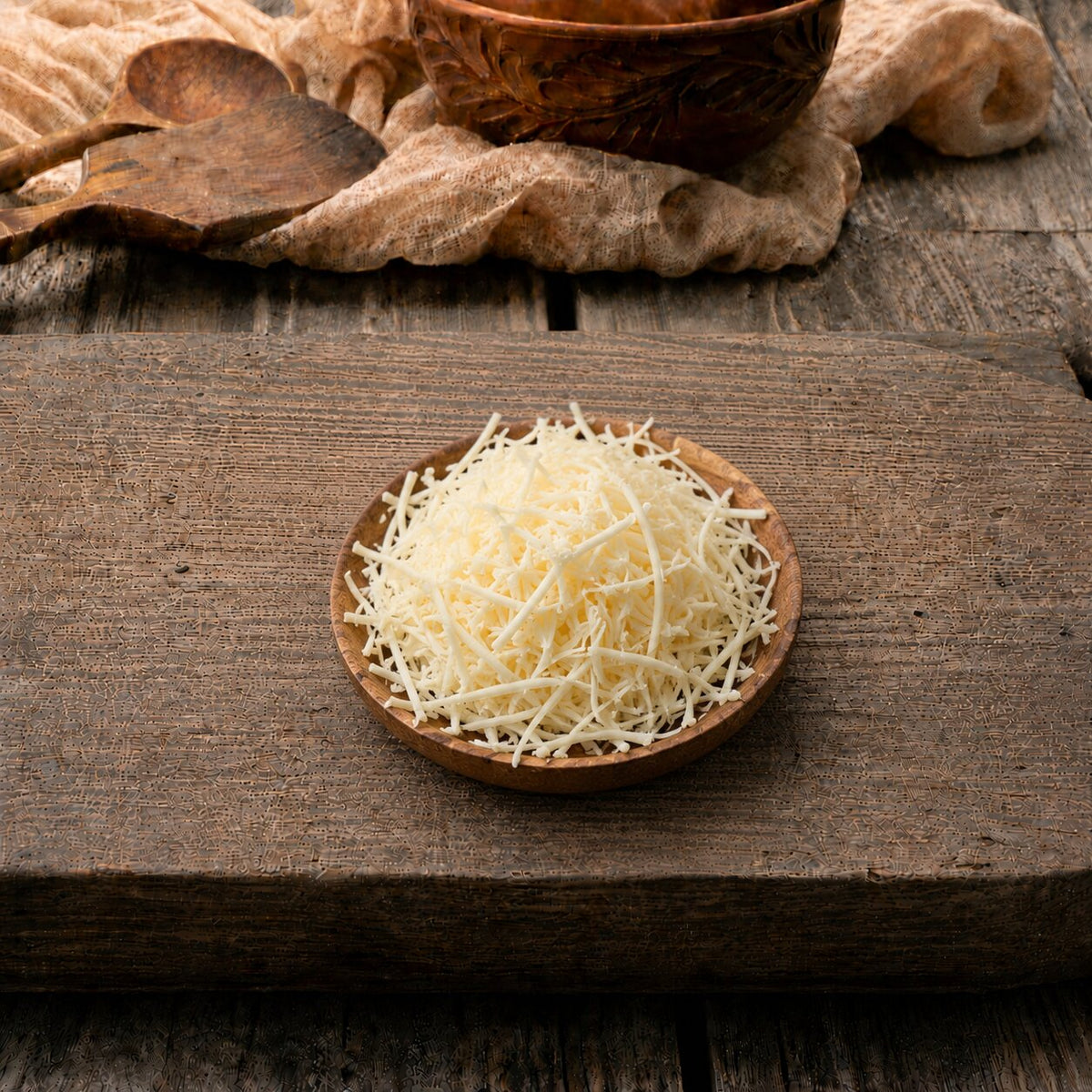 Emborg White Cheddar Cheese Thin Shredded 2kg - Frozen