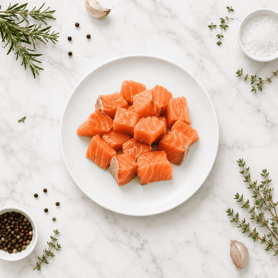 Fisher's Catch Salmon Cube (Rainbow Trout) 500g - Frozen