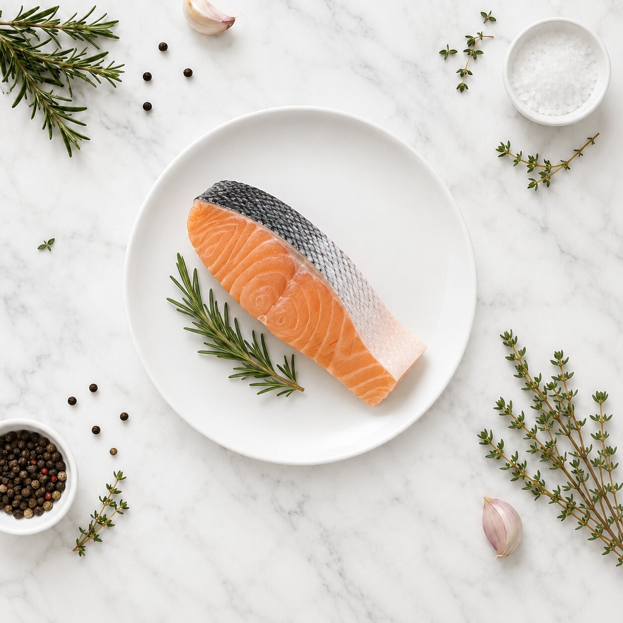 Fisher's Catch Norwegian Salmon Portion (Fine Steak Cut) 500g - Frozen