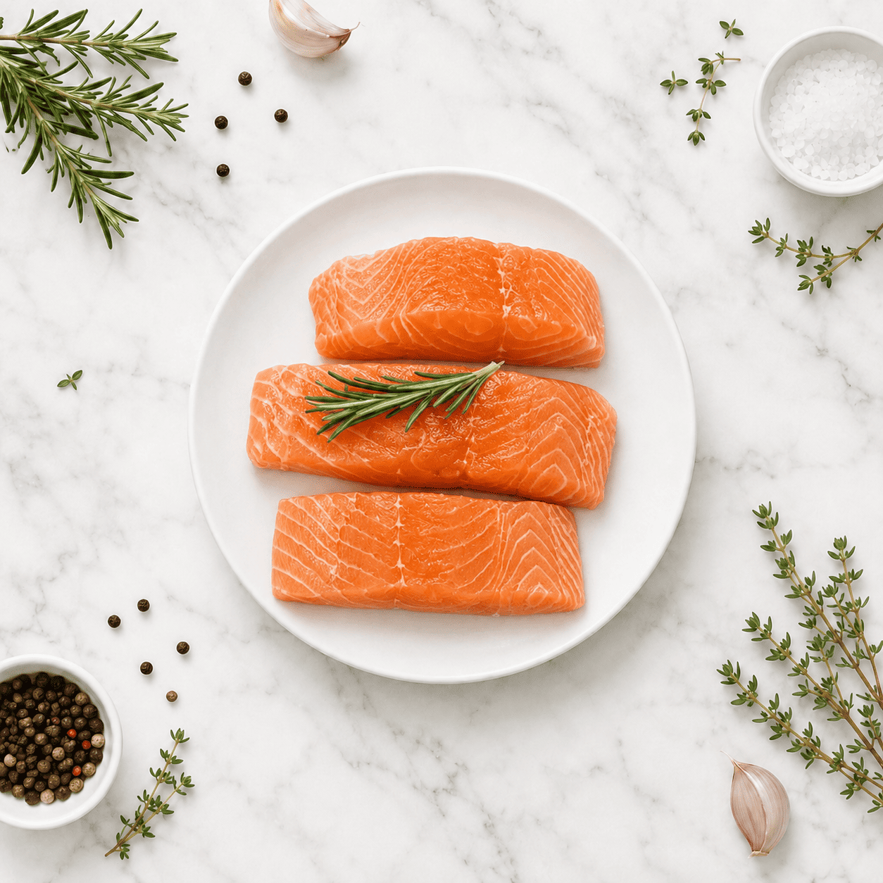 Fresh Salmon Portion 200g - Chilled