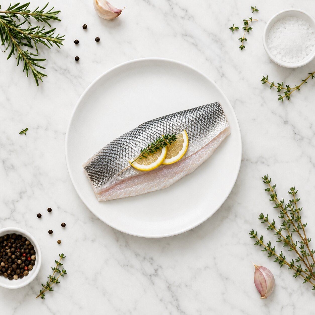 Fresh Seabass Portion 200g - Chilled