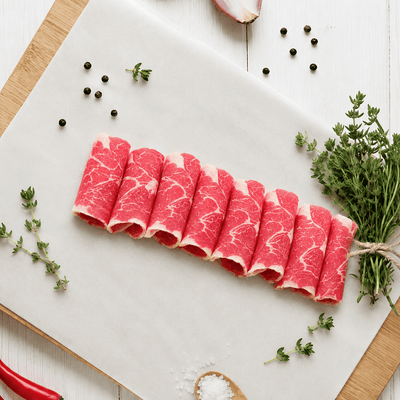 Heritage Harvest Beef Short Plate Shabu Roll 250g - Frozen