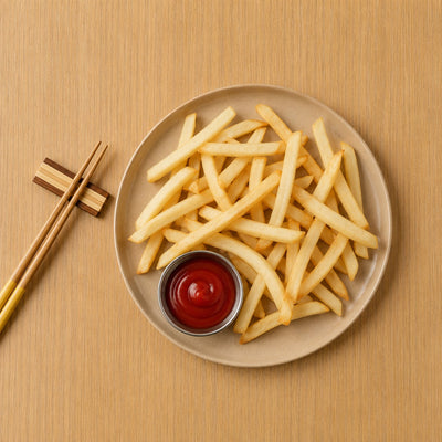 McCain Seasoned Battered Straight Cut Fries 5/16" 2kg - Frozen