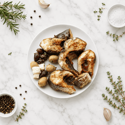 Okeanoss Grey Mullet Steak 1kg - Frozen