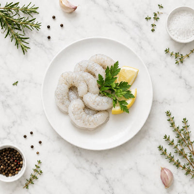 Okeanoss Jumbo Black Tiger Prawn Meat 400g - Frozen